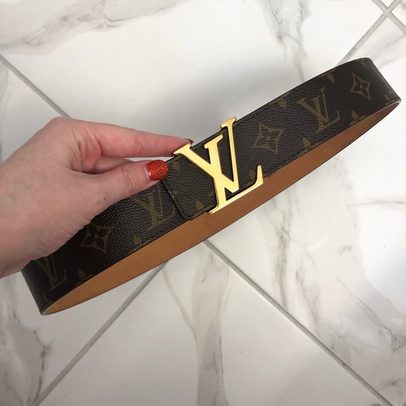 Louis Vuitton monogram brown unisex belt - Picture 1 of 8